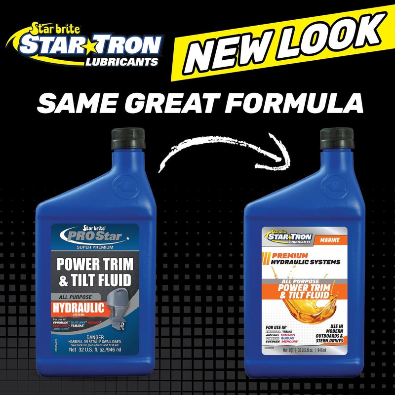 STAR BRITE PRO Star Power Trim & Tilt Fluid - Super Premium All Purpose Hydraulic Fluid for Trim Tabs, Power Tilt & Steering Systems - Anti-Wear, Anti-Foam - Outboard & Stern Drive Systems (028532) - Image 4